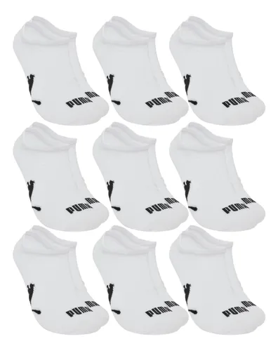 Kit 9 Pares Meias Invisível Puma Sapatilha Soquete Original