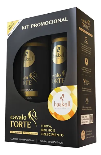 Kit Promo Haskell Cavalo Forte | Shampoo + Condicionador