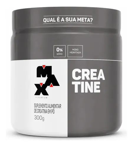 Creatina 300g Monohidratada Max Titanium