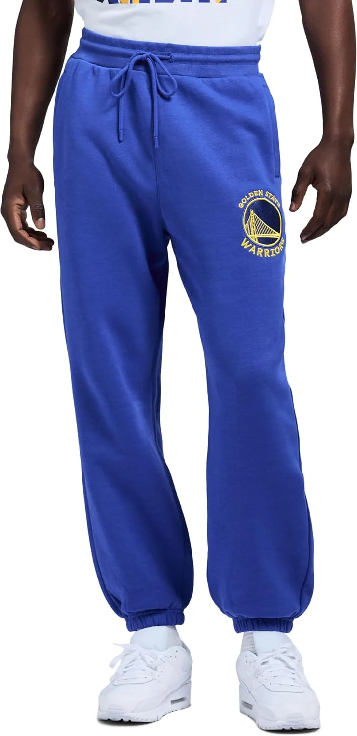 Game 7 Calça de moletom masculina X NBA oficialmente licenciada casual de lã com bolsos