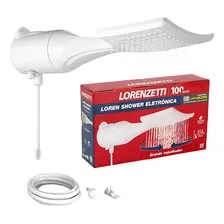Chuveiro Ducha Lorenzetti Loren Shower Eletrônico Branco 6800w 220V
