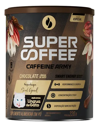 Super Coffee 3.0 Lingua De Gato 220g - Caffeine Army Chocolate