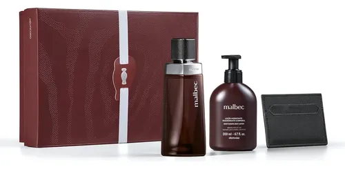 O Boticário Malbec Kit Presente 3 Itens