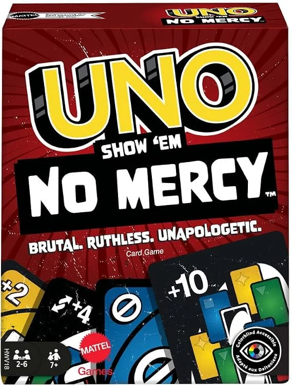 UNO Jogo de Cartas No Mercy 7 anos