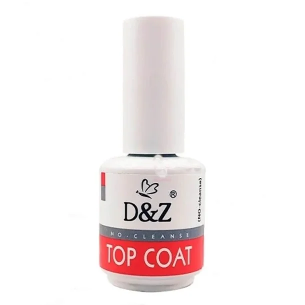 Top Coat D&Z Alongamento unhas Fibra Acrigel Porcelana DEZ Selante Manicure DZ