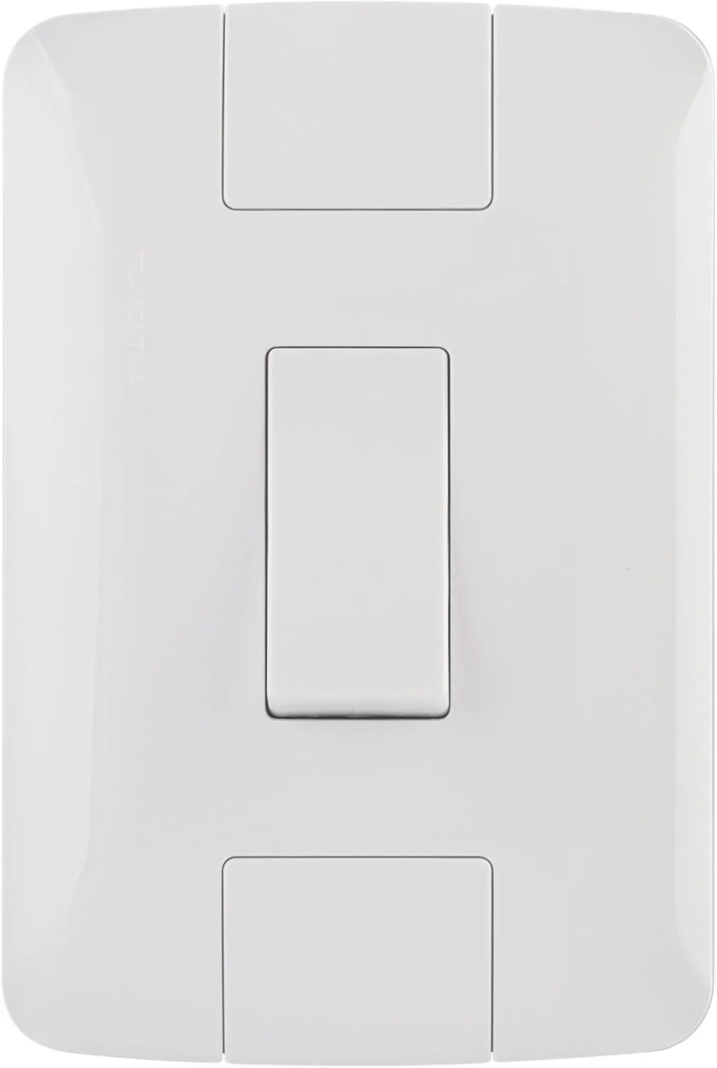 Tramontina Conjunto 1 Interruptor Simples 4x2 Aria 6A 250 V Branco