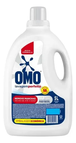 Sabão Líquido Omo Lavagem Perfeita 5l