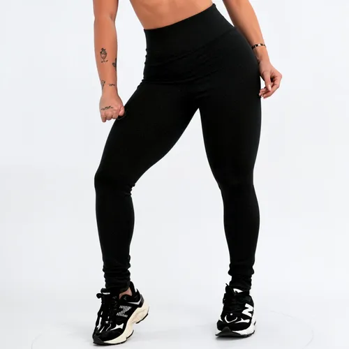 Calça Legging Leg Zero Transparência Cintura Alta Academia