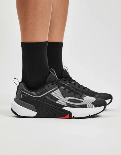 Tenis Masculino Under Armour Tribase Reps 3 Crossfit Treino Black White 42 Br