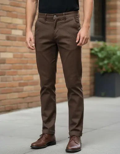 Calça Sarja Masculina Alfaiataria Bolso Faca Tradicional