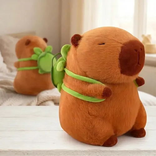 Capivara Filó Pelúcia Gigante Antialérgica Bichinho De Pelúcia Macio Brinquedo Infantil E Adulto Decoração Quarto Presente Criativo Confortável Seguro Alta Qualidade Brasiliana Tech