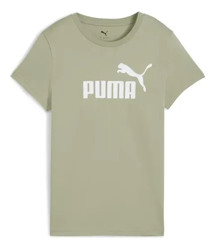 Camiseta Feminina Ess N. 1 Logo Tee Puma Lux Army Lobo M Lisa