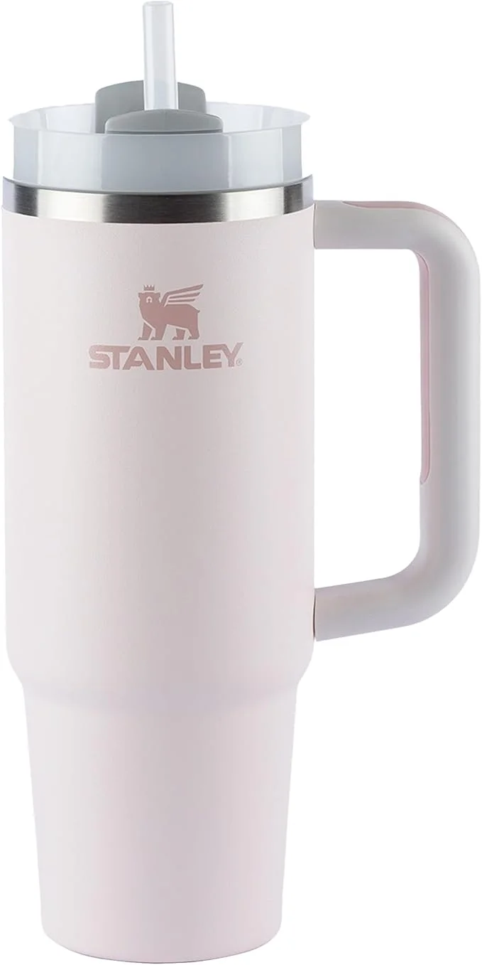 Stanley - Copo Quencher H2.0 FlowState 887ml - Copo de aço inoxidável com tampa, isolamento a vácuo, para água, chá gelado, café, smoothies e muito mais, Black 2.0
