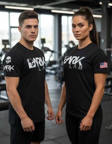 Camiseta Dry-fit  Preta Caveira Unisex Dark Lab