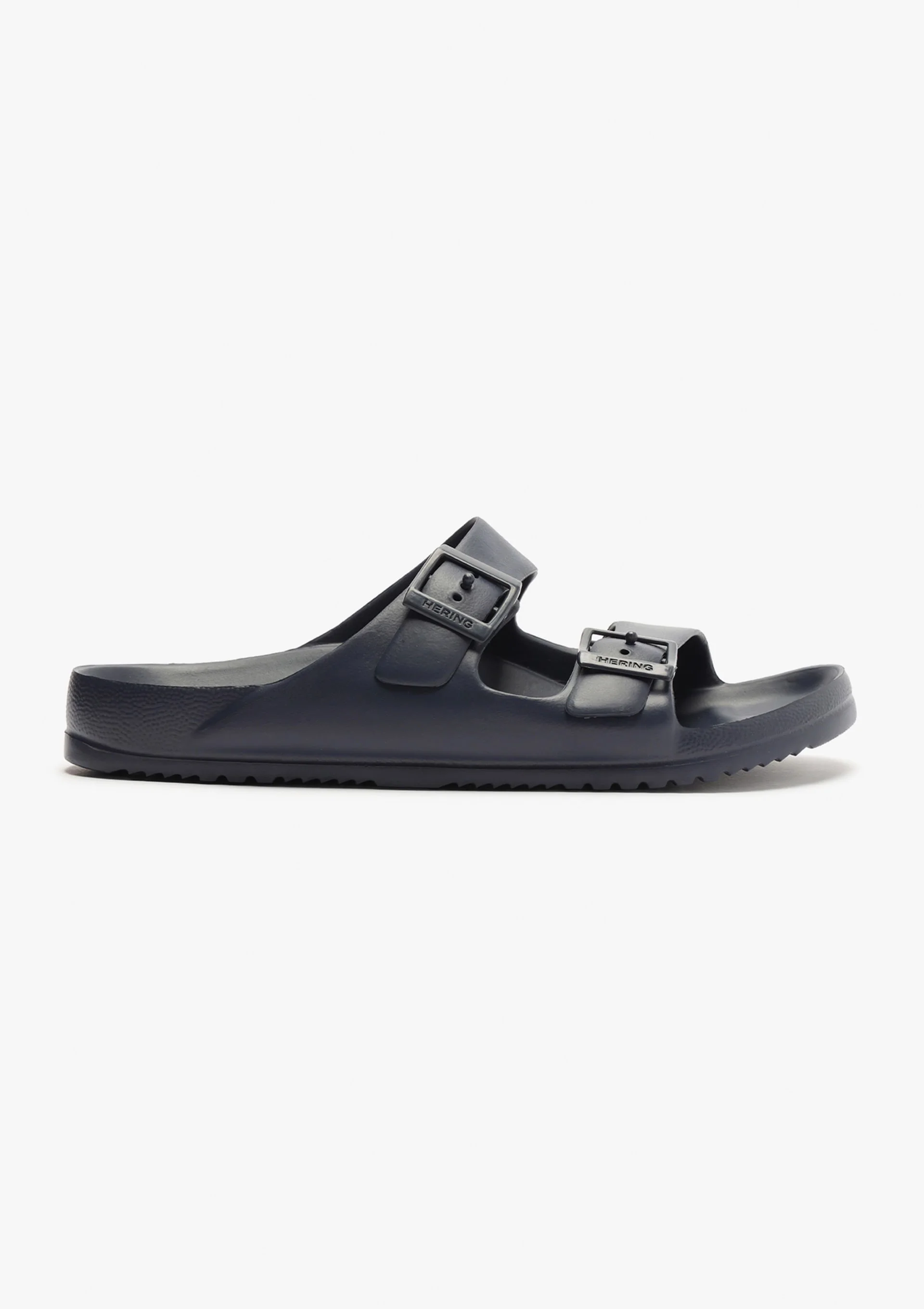 Sandália Papete Masculina Tiras Fivelass - Azul