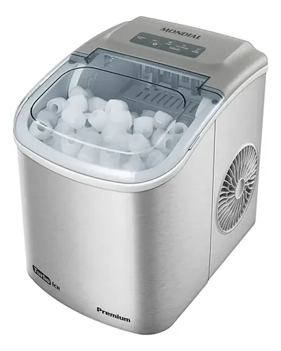 Máquina De Gelo Turbo Ice Premium, Mondial, 130w - Mg-12-gi 220v Cinza