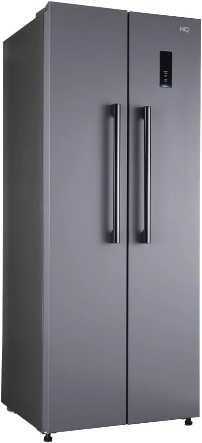 Geladeira Refrigerador HQ Frost Free Side By Side 460 Litros Cinza HQ-460SBSFF (220V)