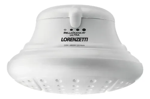 Chuveiro Elétrico Lorenzetti Bella Ducha Ultra 4t 6800w 220v Branco 6.8 Kw