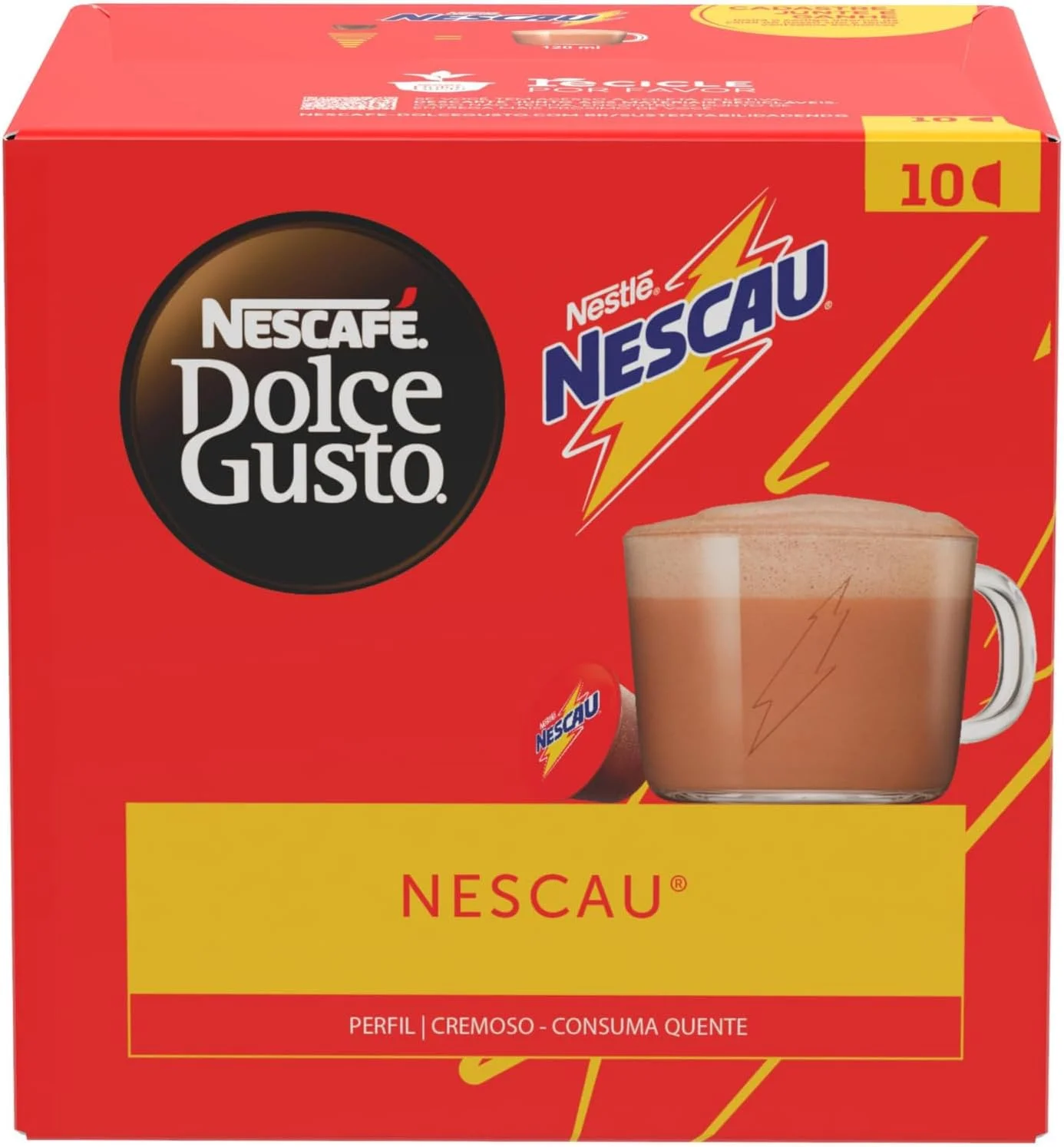 NESCAFEDLCGST Nescau 10Cap 3x170g N1 BR