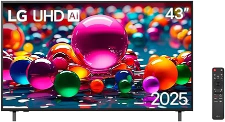 Smart TV 43' LG 43AU801C0SA 4K