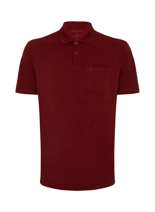 Polo Comfort Fit Com Bolso Masculina Individual