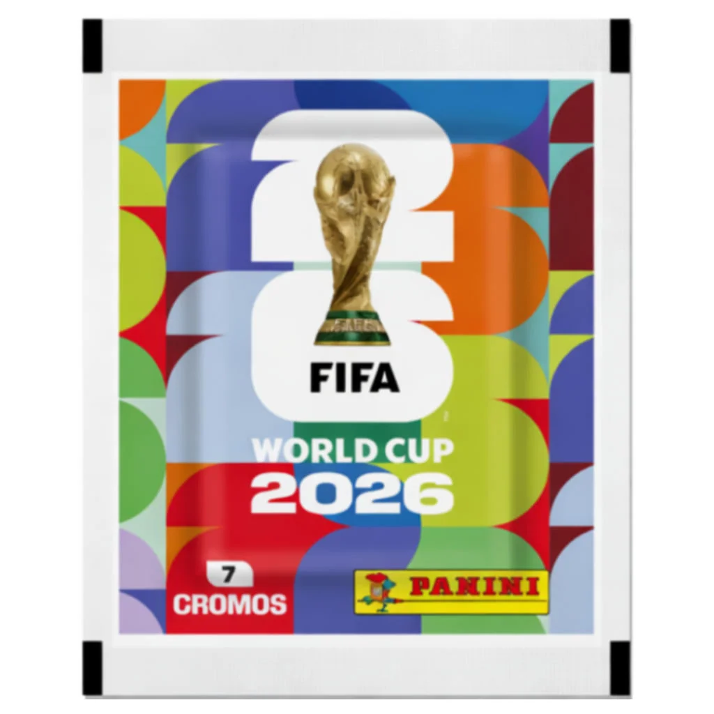Figurinhas Copa do Mundo 2026 1 Envelope Panini 7 Cromos Oficiais
