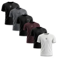 Kit 6 Camisetas Mais Vendidas Treino Alpha