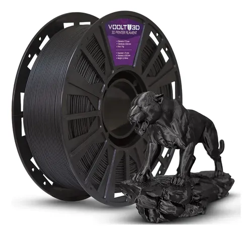 Filamento pla volt3D 1kg preto