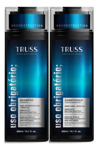 Truss Uso Obrigatório Kit Shampoo Condicionador 300ml