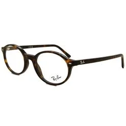Armação de Óculos de Grau Unissex Ray-Ban Oval RX5429 2012 Cor Tartaruga - RAY BAN