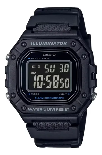 Relogio Casio Masculinoo Standar W-218h-1bvdf