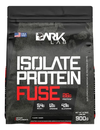 Whey Isolate Protein Fuse Refil 900g Dark Lab - Mp Importad Sabor Brownie