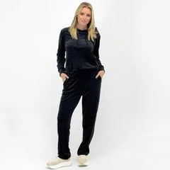Conjunto Facinelli de Plush com Blusa Canguru e Calça Reta Feminino