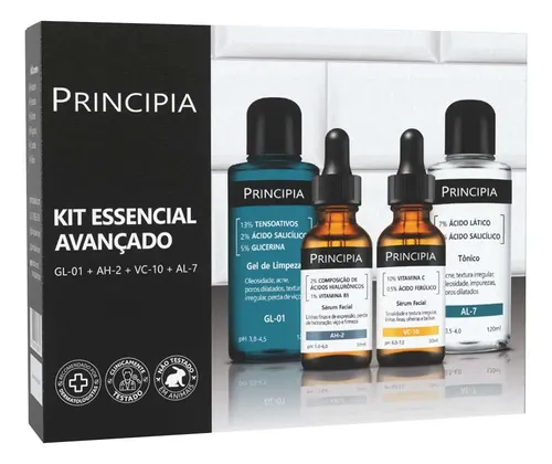 Principia Kit Essencial Avançado Gl-01 + Al-7 + Ah-2 + Vc-10