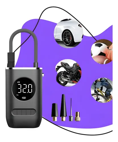 Calibrador De Ar Digital Para Pneu Portátil Compressor Usb