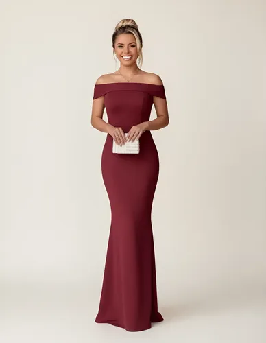 Vestido Longo Moda Instagram Lindo Ombro A Ombro Com Bojos