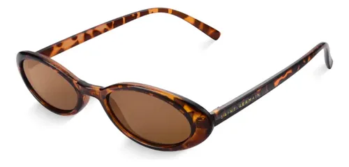 Óculos De Sol Uv400 Oval Feminino Verona Tortoise Giorno Oval Tartaruga Marrom