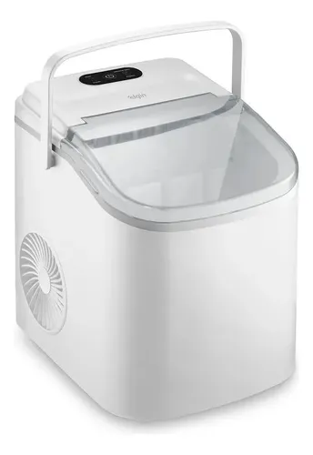 Máquina De Gelo Easy Ice 12kg Com Painel De Led Branca Elgin Branco