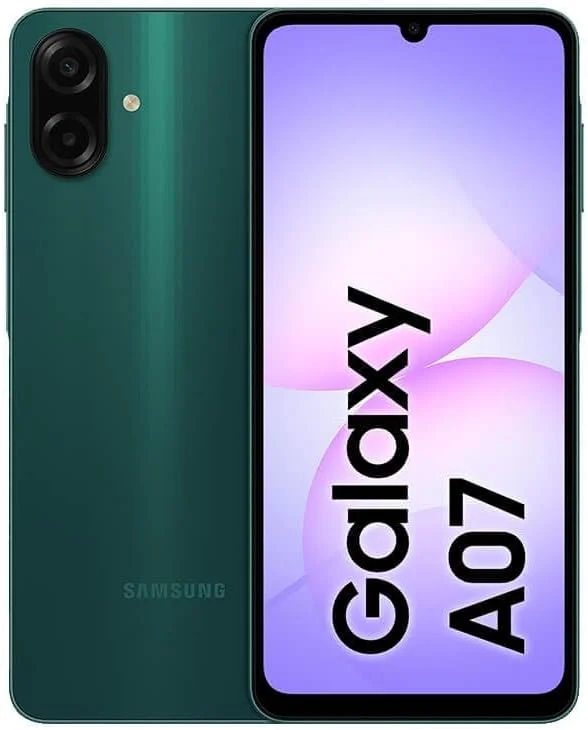 Celular Samsung Galaxy A07 128GB, 4GB, Câm. 50MP, Tela 6.7"- Preto