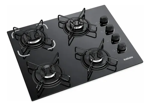 Cooktop Itatiaia Essencial 4 Bocas cor Preto