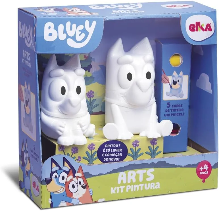 Elka, Arts Kit Pintura Bluey e Bingo, 4+ Anos