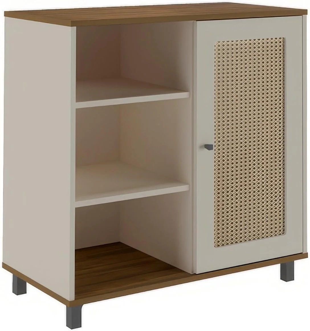 Buffet com porta de abrir CHARLOTTE cor Pinho/Off White - Artely