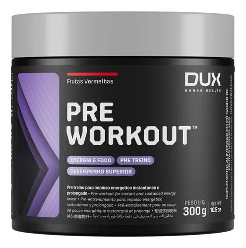 Pré Treino - Pre Workout Dux Nutrition 300g Sabor Maçã verde