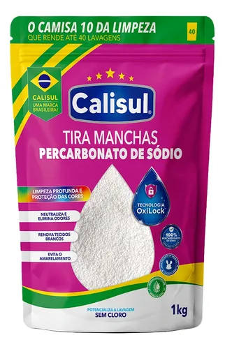 Tira Manchas Percarbonato Calisul Brancas E Coloridas - 1kg