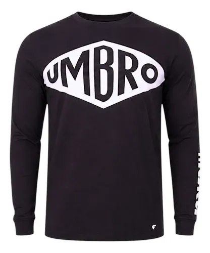 Blusão Umbro Heritage Masculino Preto Blusa Casaco Frio P Preto Liso
