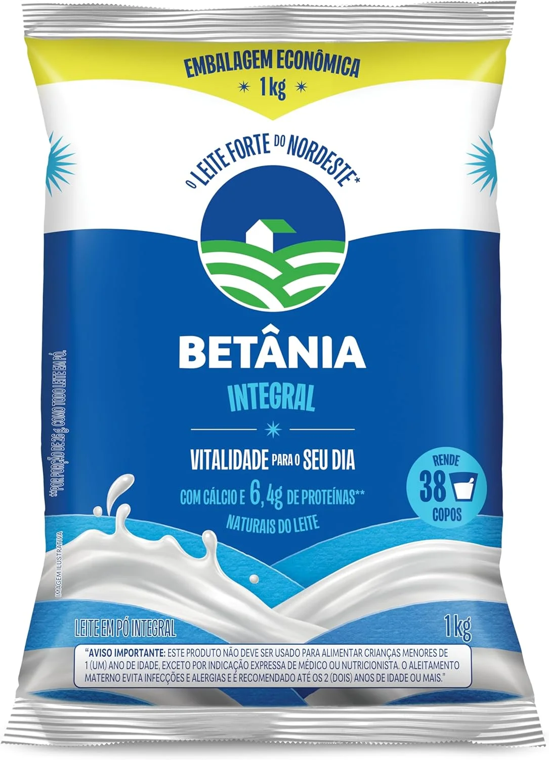 Betânia - Leite em Pó Integral 1Kg