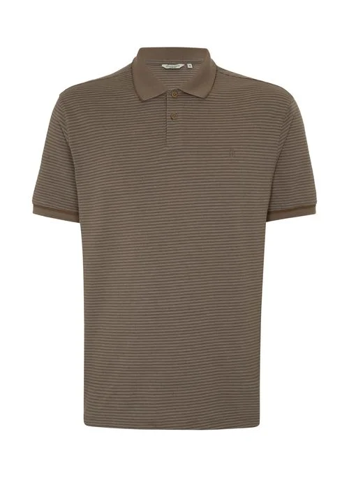 Polo Comfort Fit Piquet Friso Masculina Individual
