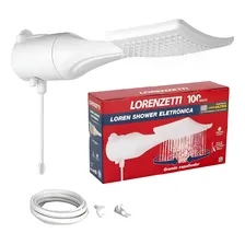 Chuveiro Ducha Lorenzetti Loren Shower Eletrônico Branco 6800w 220V
