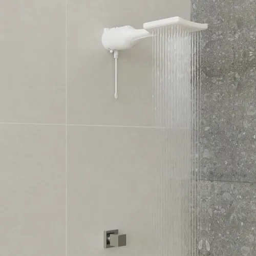 Ducha Loren Shower Ultra Eletrônica 127v 5500w Lorenzetti Branco 5.5 Kw