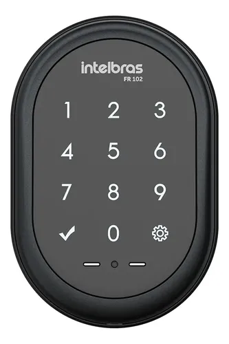 Fechadura Digital De Sobrepor Fr 102 Preto Intelbras